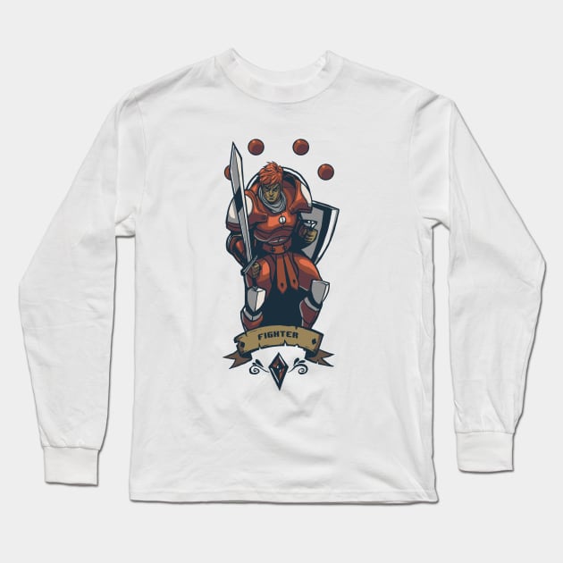 Fighter - FF Class Series Long Sleeve T-Shirt by drawsgood